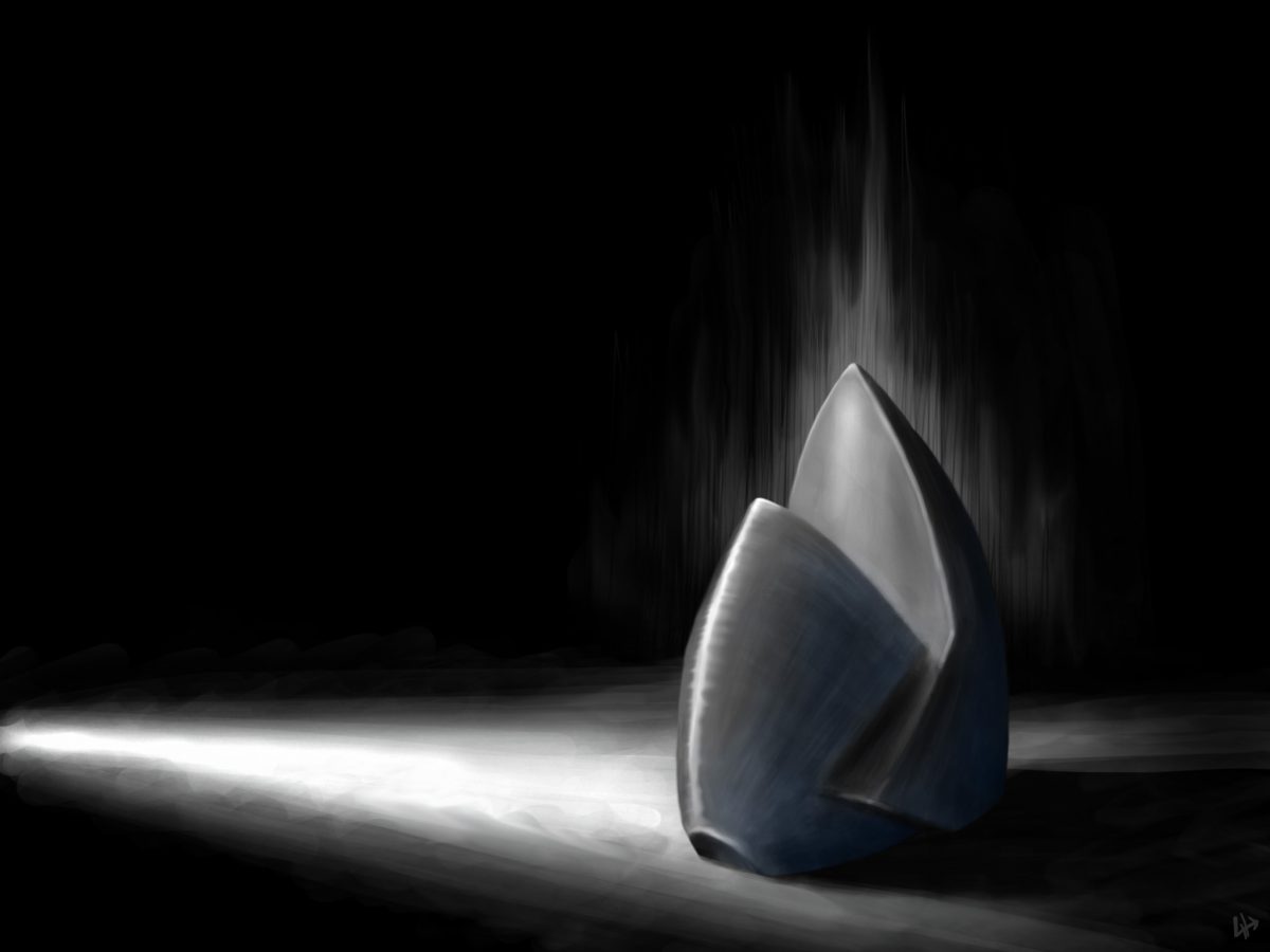 Tala - A lighting study in an abstract shape, digital, painting, ch3