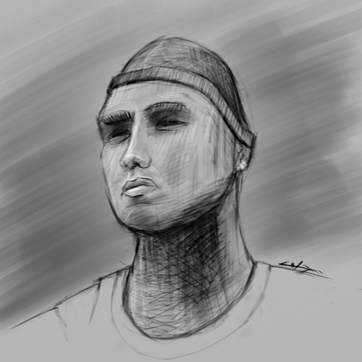 face03 - Digital illustration, digital, face, ch3, illustration