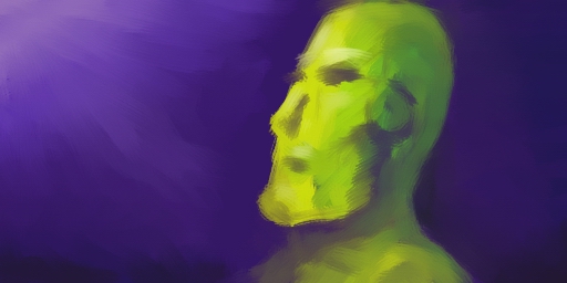 face09 - digital low resolution painting, digital, painting, face, ch3