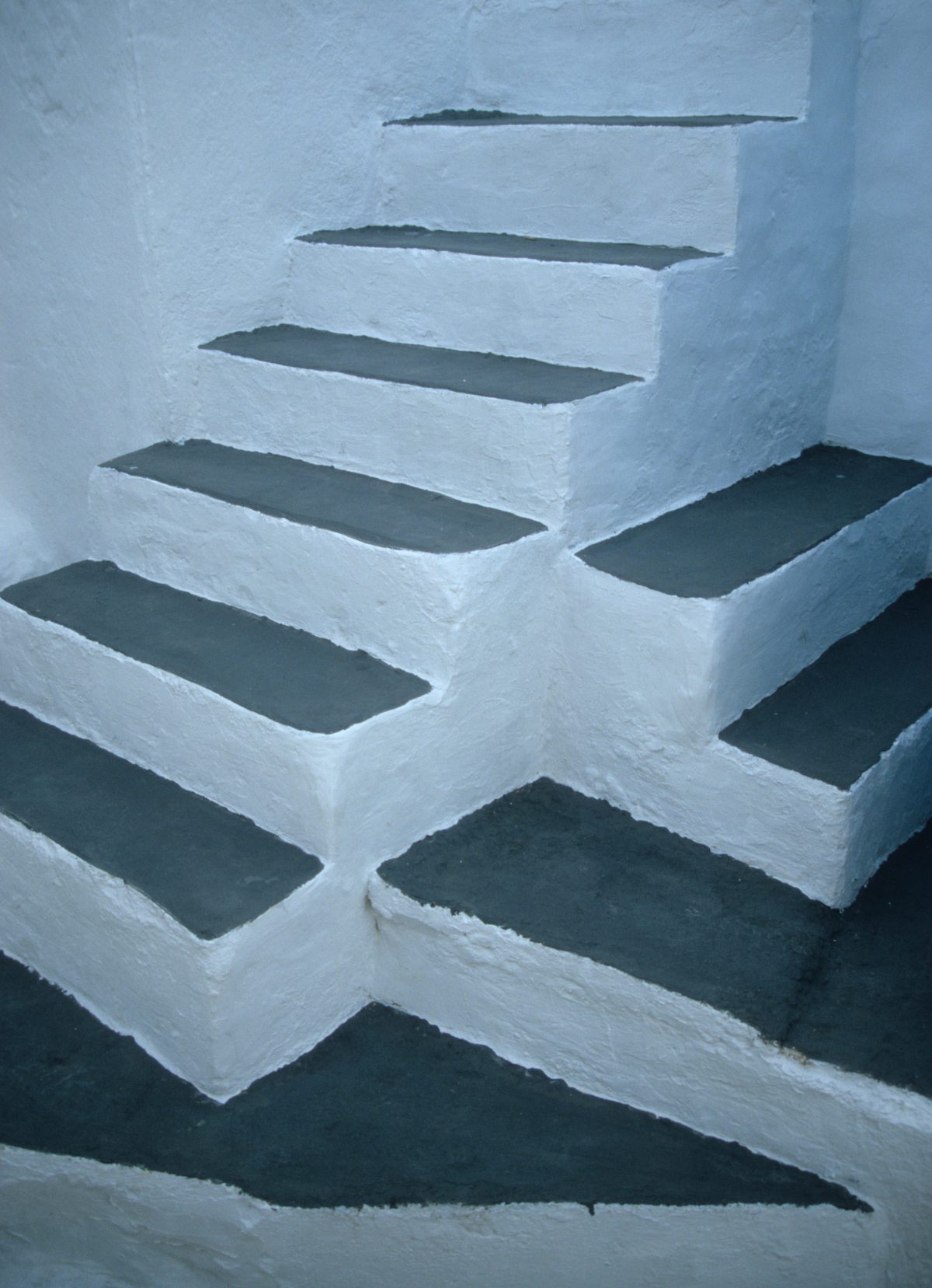 stair, village