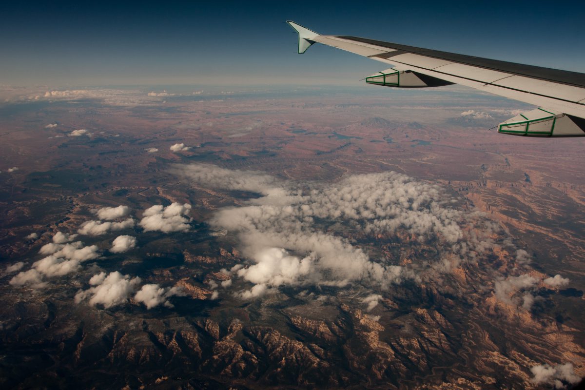 Grand Canyon, flight, cloud