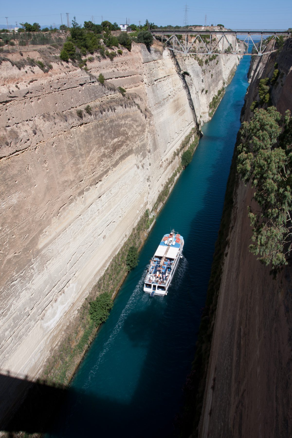 Korinthos Canal, canal, sea