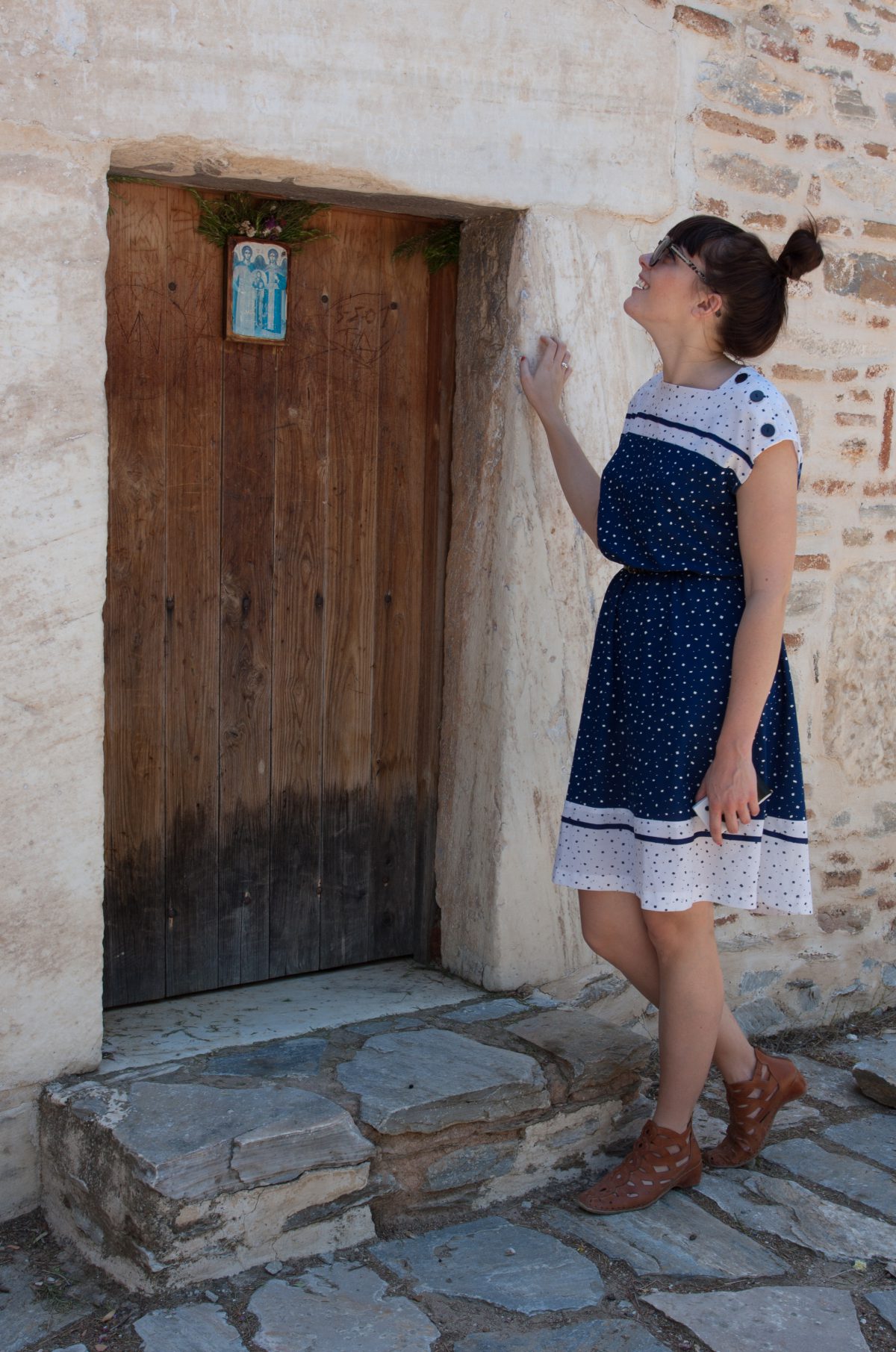Brittany, portrait, door