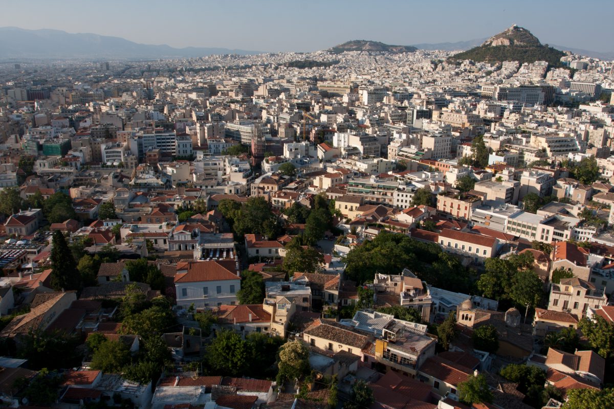 acropolis, view, city