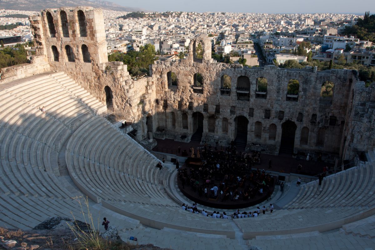 Theater of Herodes Atticus, acropolis, theater, landmark