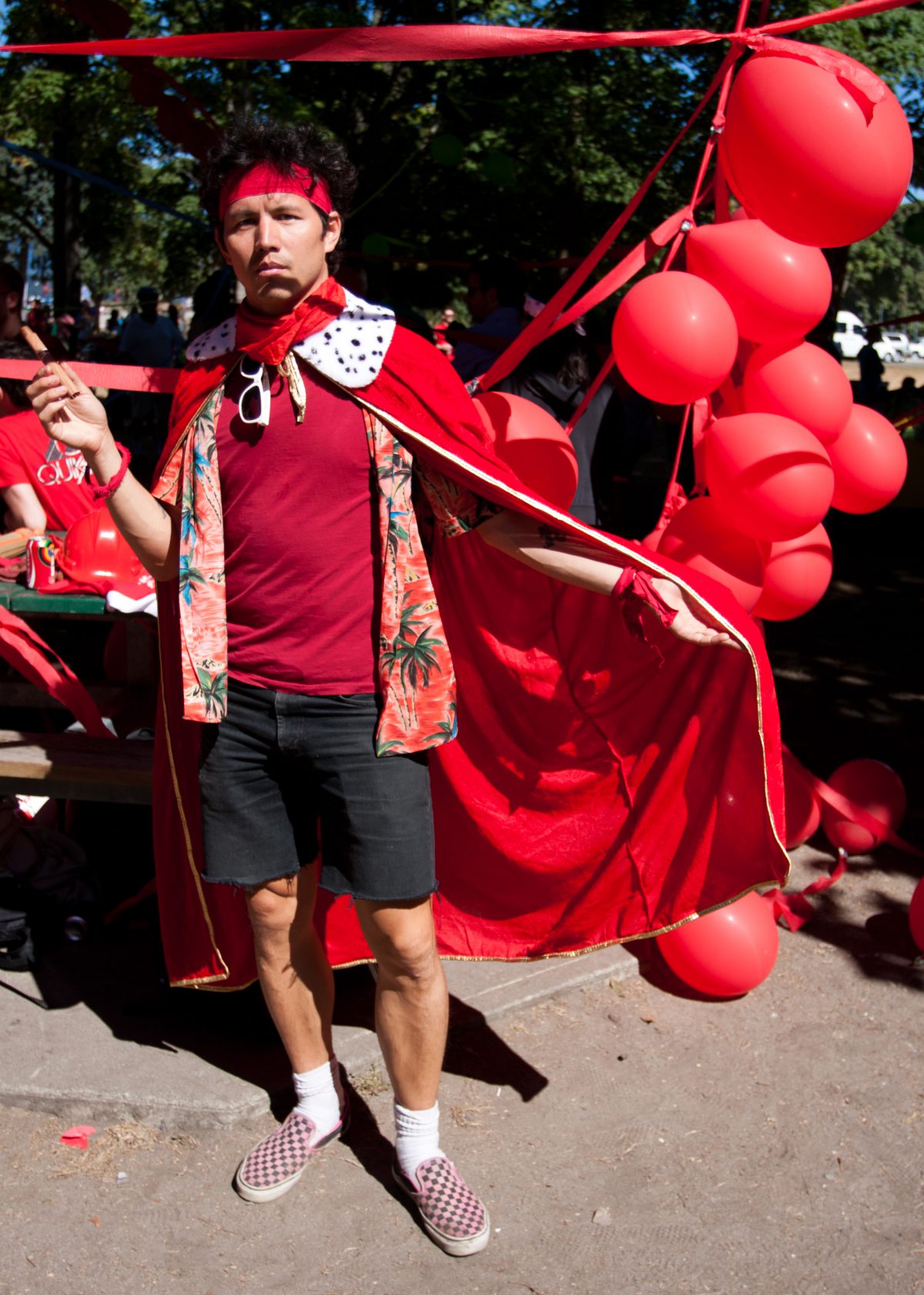 red, ballon