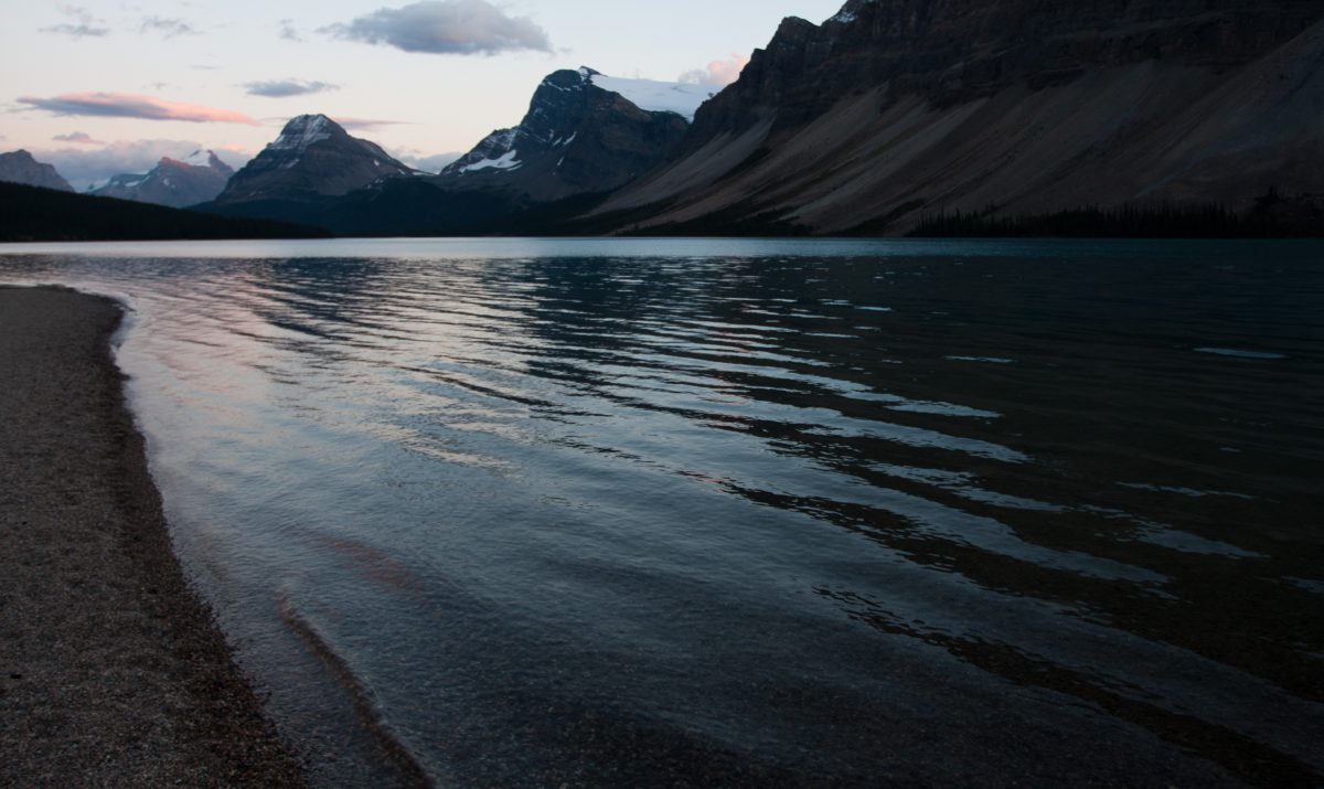 Rockies, lake, mountain, glasier, cloud