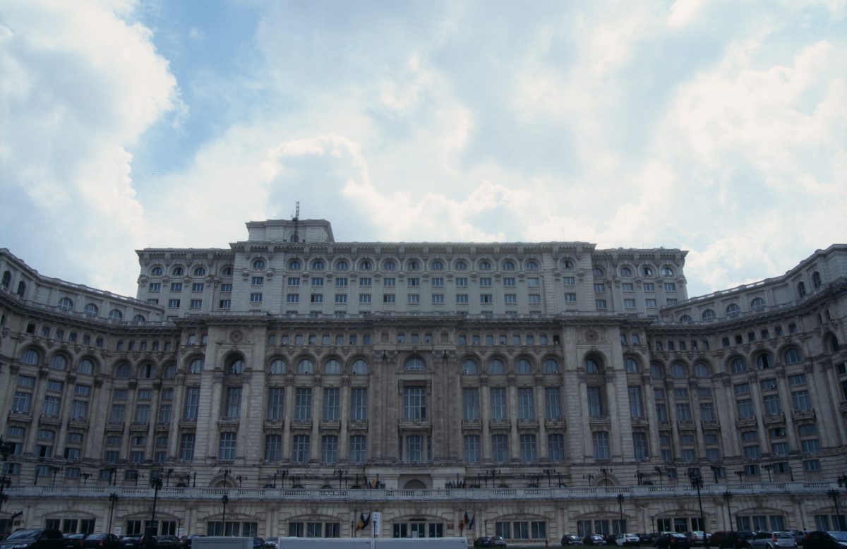 Palace of Parliament - The world's largest civilian administrative building, building, sky