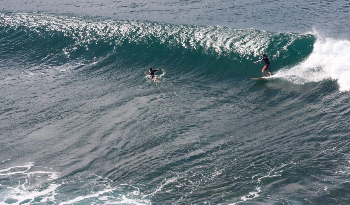 At Honokahau Bay, sea, wave, surf