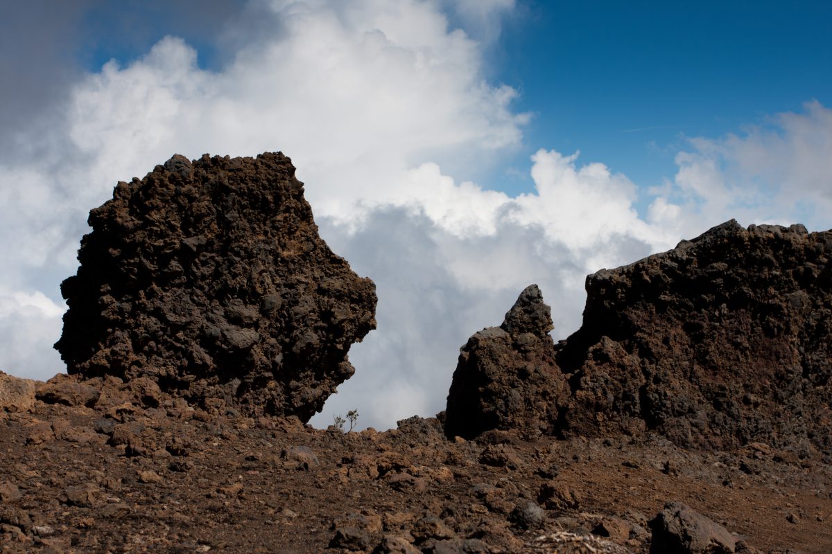 Haleakala, cloud, volcano