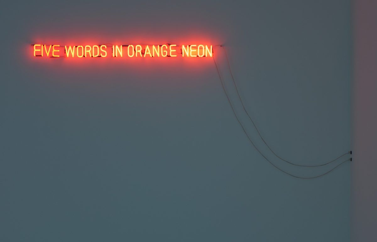 Tautologies - Joseph Kosuth, sign, art, museum, light