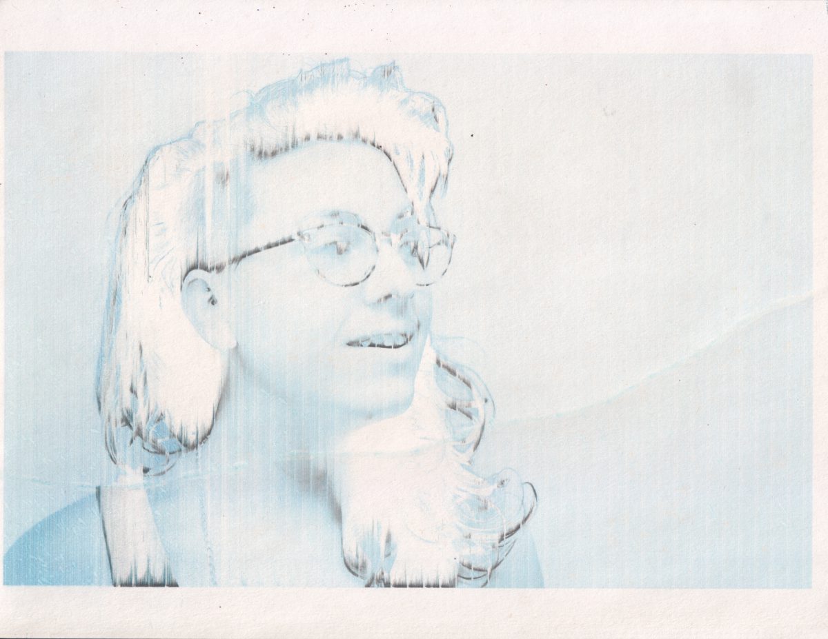 Phoebe - 28x22cm - Broken inject print, inkjet, glitch, print, ch3, portrait