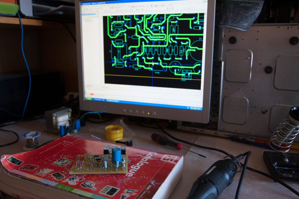 First version of the board - First version of the board