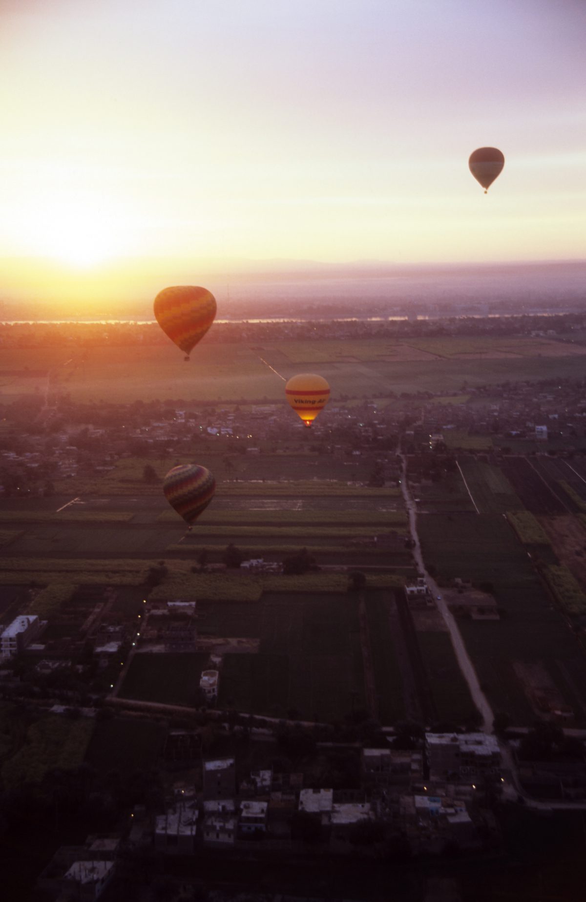 ballon, height, view, sunrise