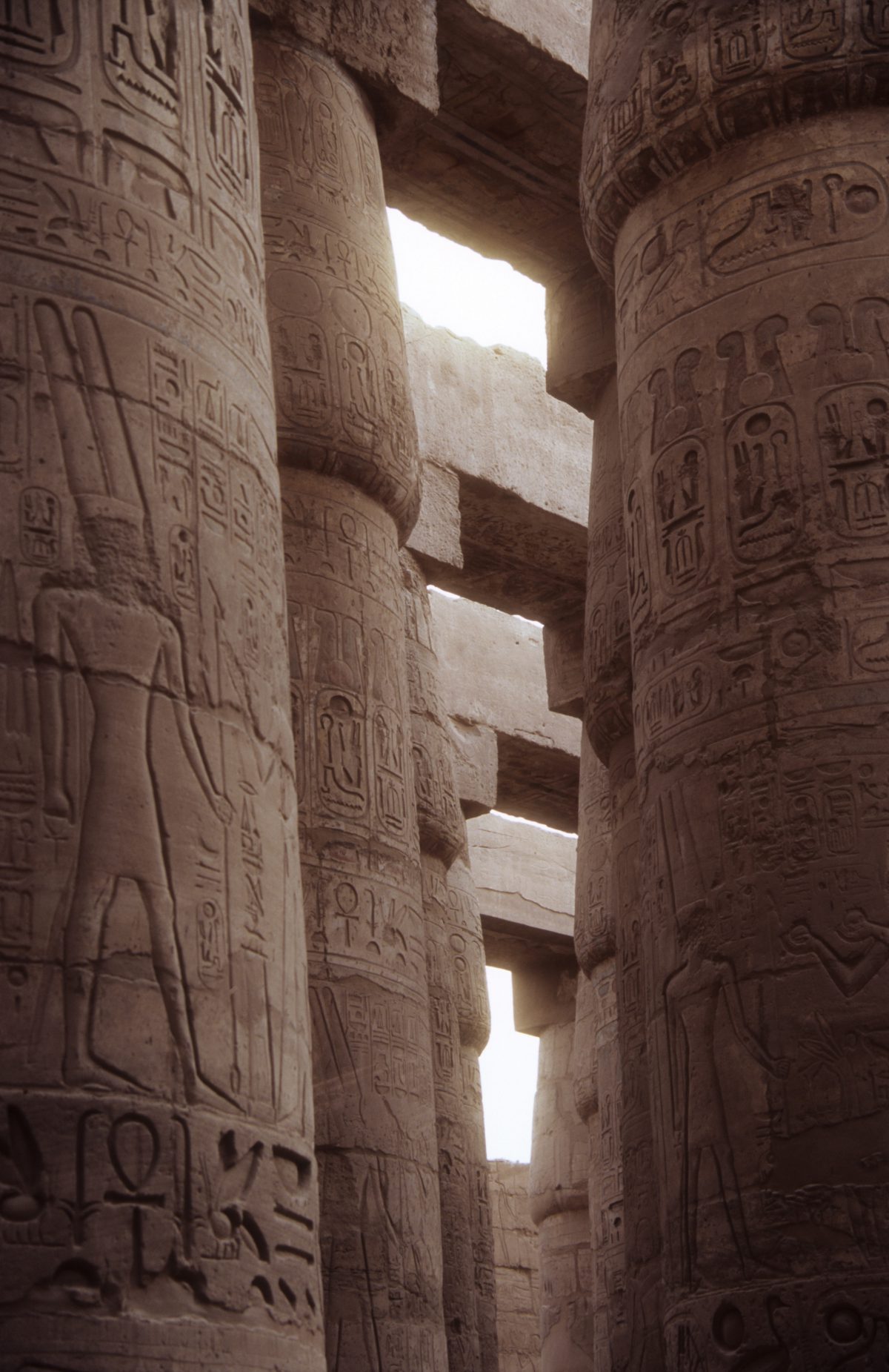 Luxor Temple - A large Egyptian Temple complex. The biggest hall of the ancient world., landmark