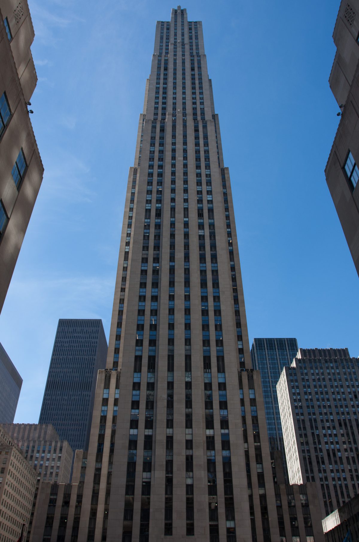 Rockefeller Center, building, sky