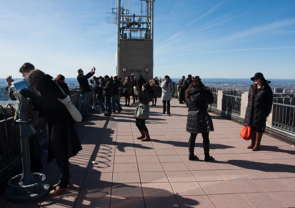 Top of the Rock, view, roof