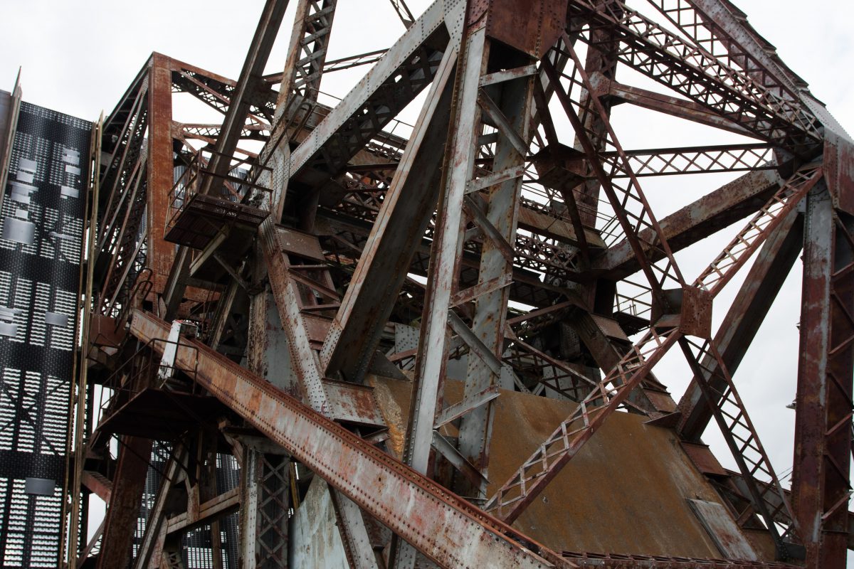 industrial, decay, bridge