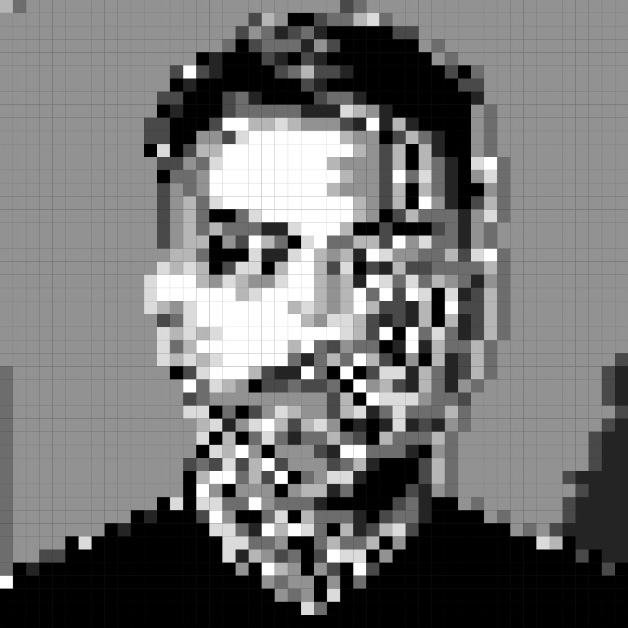 FIG - Self portrait glitch 2/7, ch3, digital, conceptual, code, app