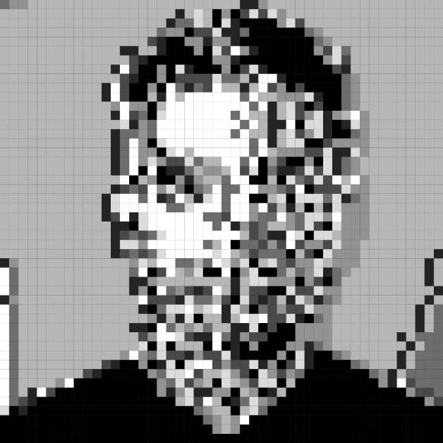 FIG - Self portrait glitch 3/7, ch3, digital, conceptual, code, app