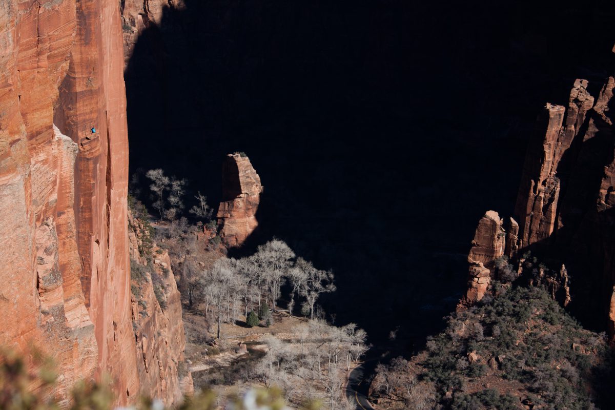 Zion - Angel's Landing, mountain, canyon, rock, view